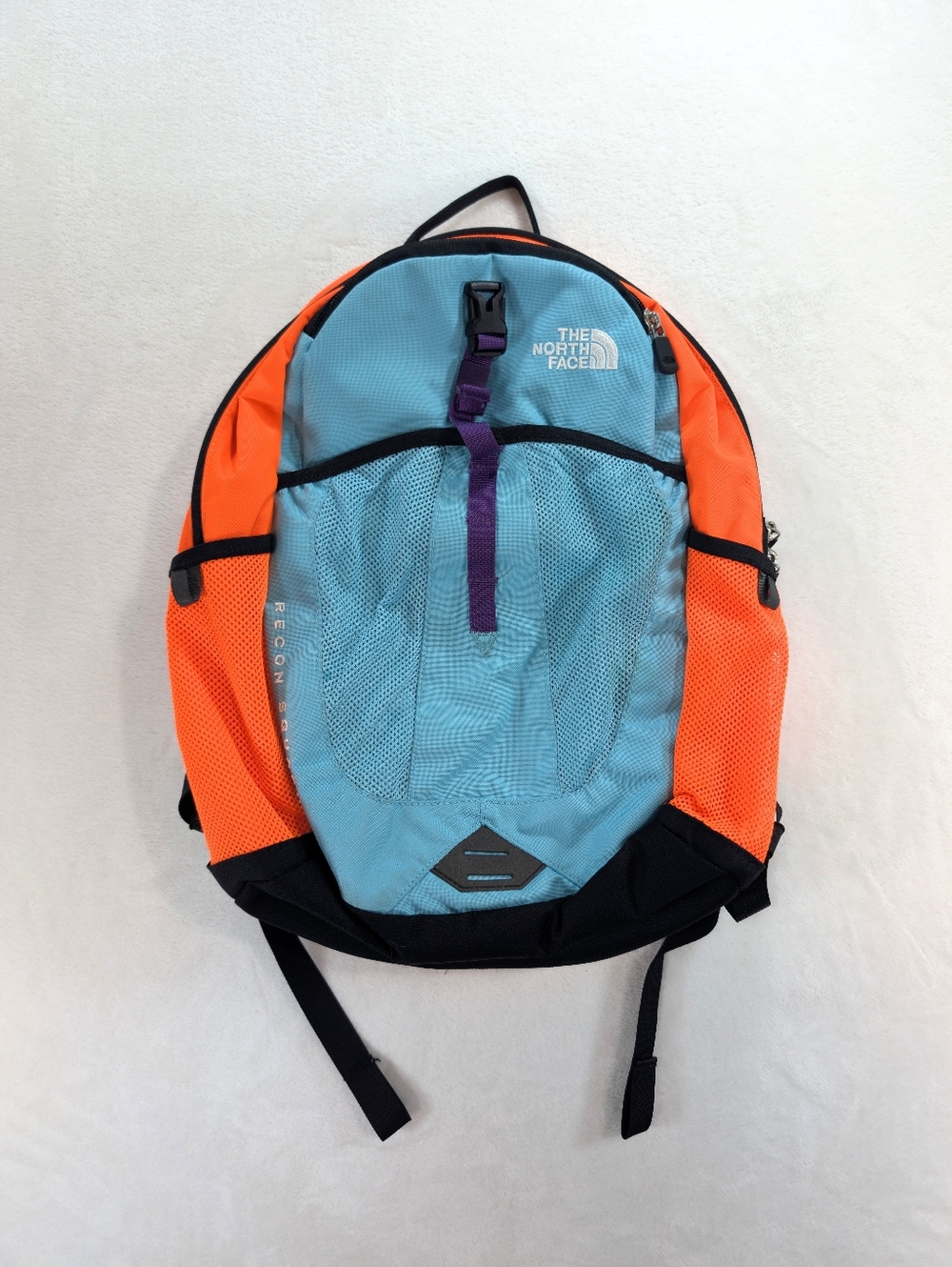 The North Face Youth Recon Squash Backpack | Blue & Orange Adventure Ready